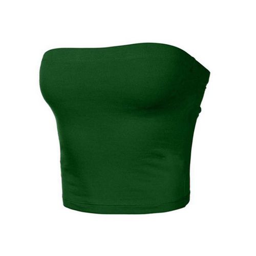 Bustier Court Sans Bretelles Pour Femmes,Bustier,Sexy,Slim,Élastique