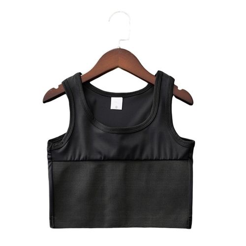 Haleychan Femmes Tomboy Trans Lesbiennes Pull Demi-Longueur Poitrine Liant Corset Haut Court Débardeur À Séchage Rapide Top Femmes Soutien Gorge Femme Haut Femme Crop Top Femme Sous Vetement Femme