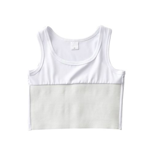 Haleychan Femmes Tomboy Trans Lesbiennes Pull Demi-Longueur Poitrine Liant Corset Haut Court Débardeur À Séchage Rapide Top Femmes Soutien Gorge Femme Haut Femme Crop Top Femme Sous Vetement Femme