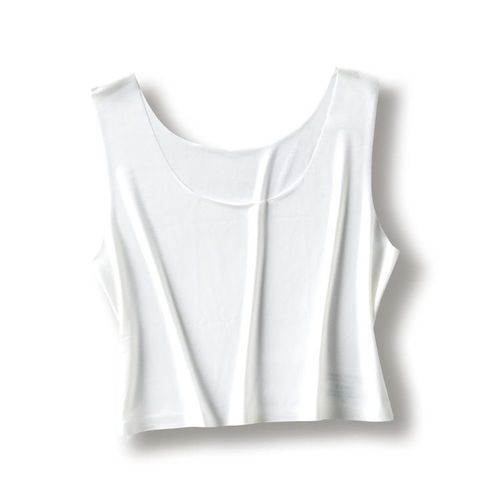 Injtube-Bustier Fin Et Sans Couture Pour Femme,Sous-Vêtement Court,Anti-Bouclage,Grande Taille,Été