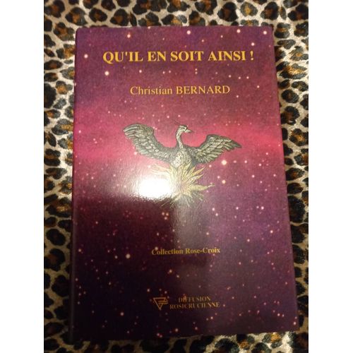 Qu'il En Soit Ainsi !