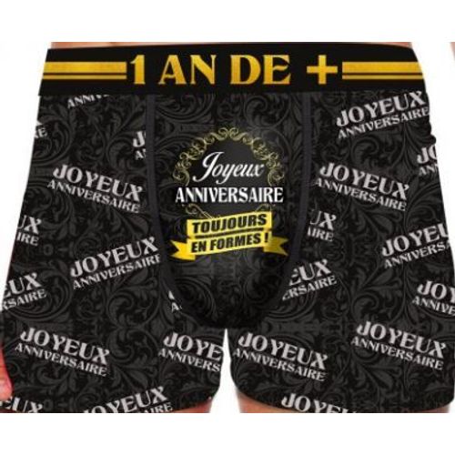 Boxer Festif Joyeux Anniversaire
