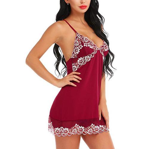 Sexy érotique femmes sous-vêtements grande taille dentelle Satin vêtements  de nuit Robe de nuit nuisette Robe de nuit Sexy Robe de nuit femmes |  Rakuten