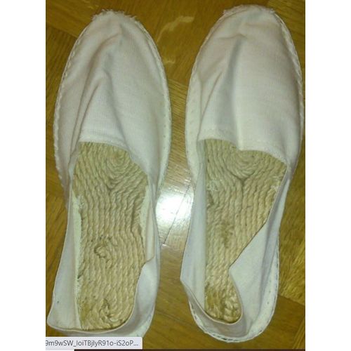 Espadrilles Blanches En Coton Pt. 38