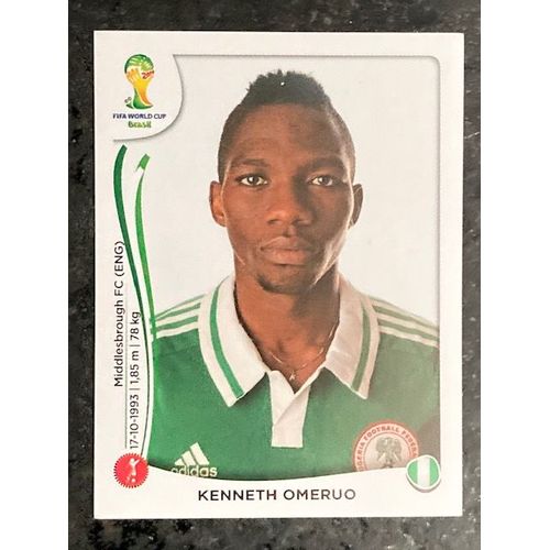 Image Panini - Fifa World Cup 2014 - N°477 Kenneth Omeruo