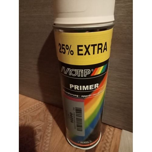 Bombe De Peinture - Apprêt - Blanc - Motip