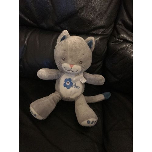 Doudou Chat Bleu Arthur Et Lola