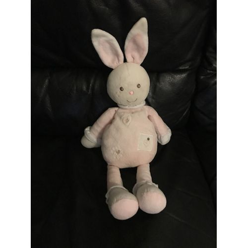 Doudou Lapin Rose Nounours 38cm