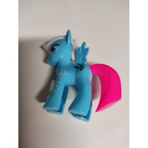 Figurine Licorne Bleu Plastique