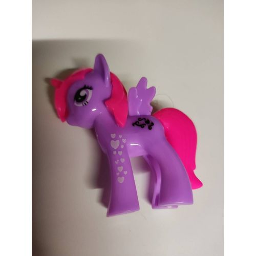 Mini Licorne Plastique Mauve