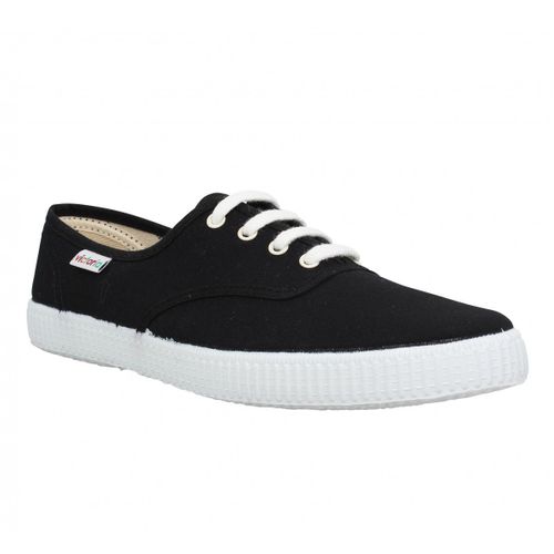 Tennis Victoria Pour Homme En Toile. Noir