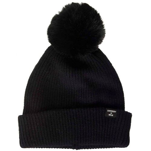 Bonnet Superdry Heritage Ribbed Beanie Femme Blanc