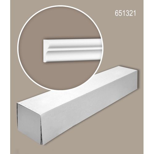Profhome 651321-box 1 carton 48 pièces Cimaise 96 m