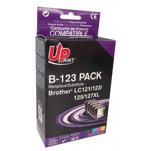 Brother Lc123 Cupcake Pack De 4 Cartouches Compatibles B-123 Upprint