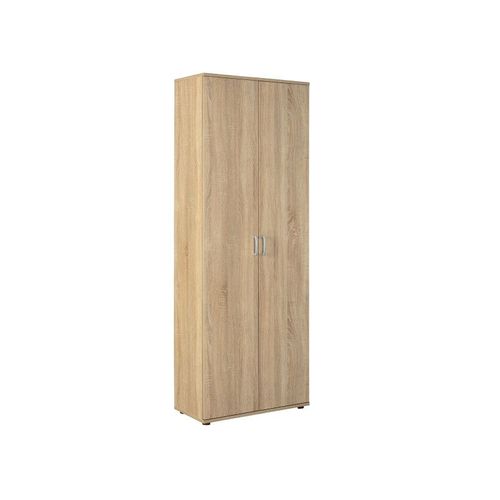 Armoire 2 Portes 70x34x189 Cm Décor Chêne