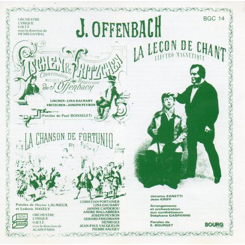 Jacques Offenbach La Lecon De Chant Electro Magnetique