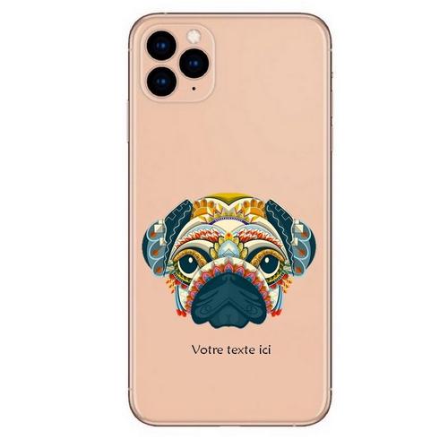 Coque Iphone 11 Chien Pug Mandala