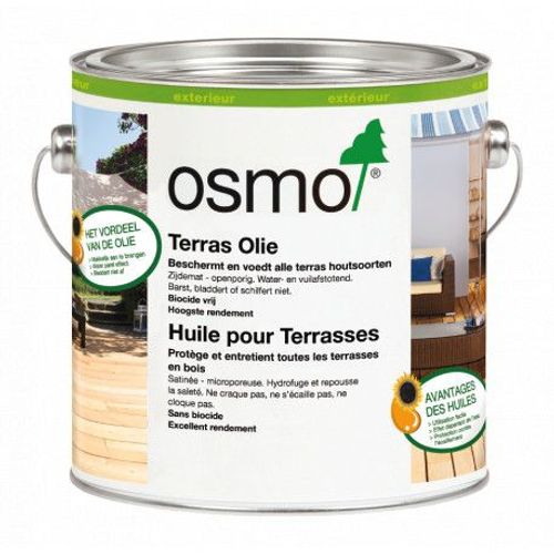 Huile pour terrasses Mélèze naturel | 2,5 L Finition : Satin