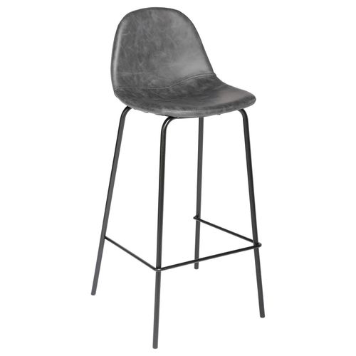 Lot De 2 Chaises De Bar Vladi - Gris
