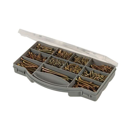 COFFRET DE 780 VIS BICHROMATEES A TETE FRAISEE
