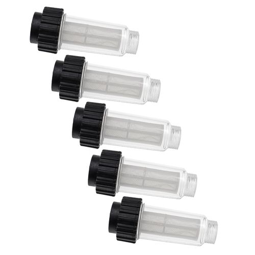 vhbw 5x Cartouche anticalcaire compatible avec Kärcher K 3.99 M plus, K 3.99 M plus T 100 nettoyeur vapeur avec raccord d'eau 3/4"