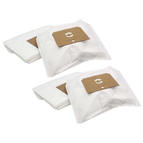 vhbw 20x Sacs compatible avec Rowenta Dymbo RS 005...099 aspirateur - microfibres non tissées, 31cm x 22cm, blanc