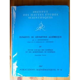 1967 Publications mathématiques n° 32 - éléments de géométrie