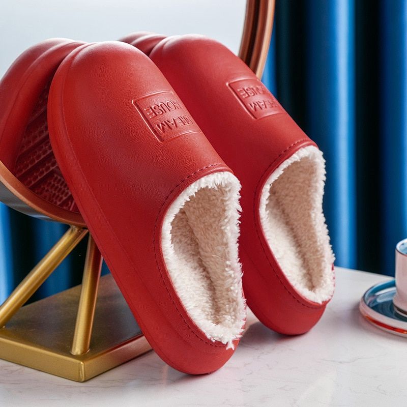 Pantoufles Chaudes Unisexes Pour La Maison, Sabots D'hiver, ... - 2