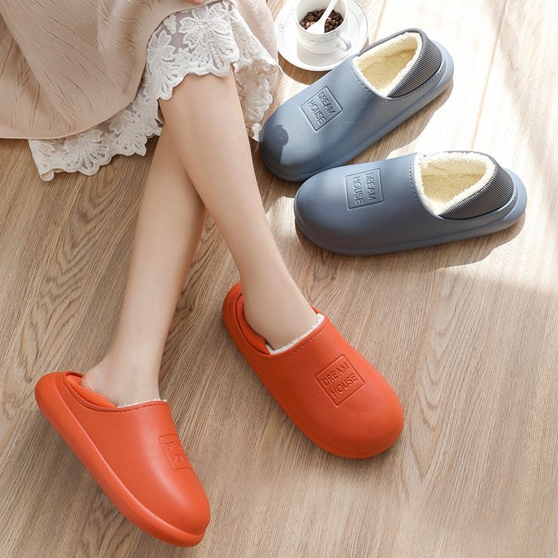 Pantoufles Chaudes Unisexes Pour La Maison, Sabots D'hiver, ... - 3