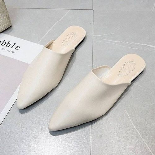 Escarpins Talons Carrés Pour Femmes, Pantoufles , Chaussures Talons Hauts De 5 Cm, Sandales