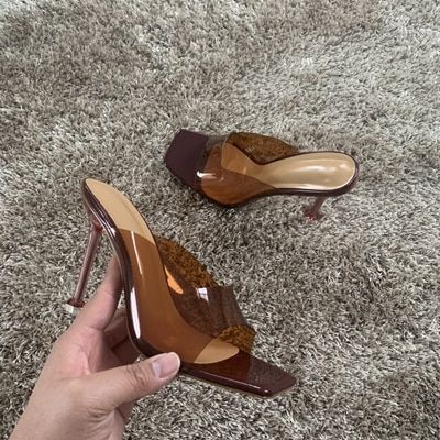 Escarpins  Talons Hauts Transparents En Pvc Pour Femmes, Pa...