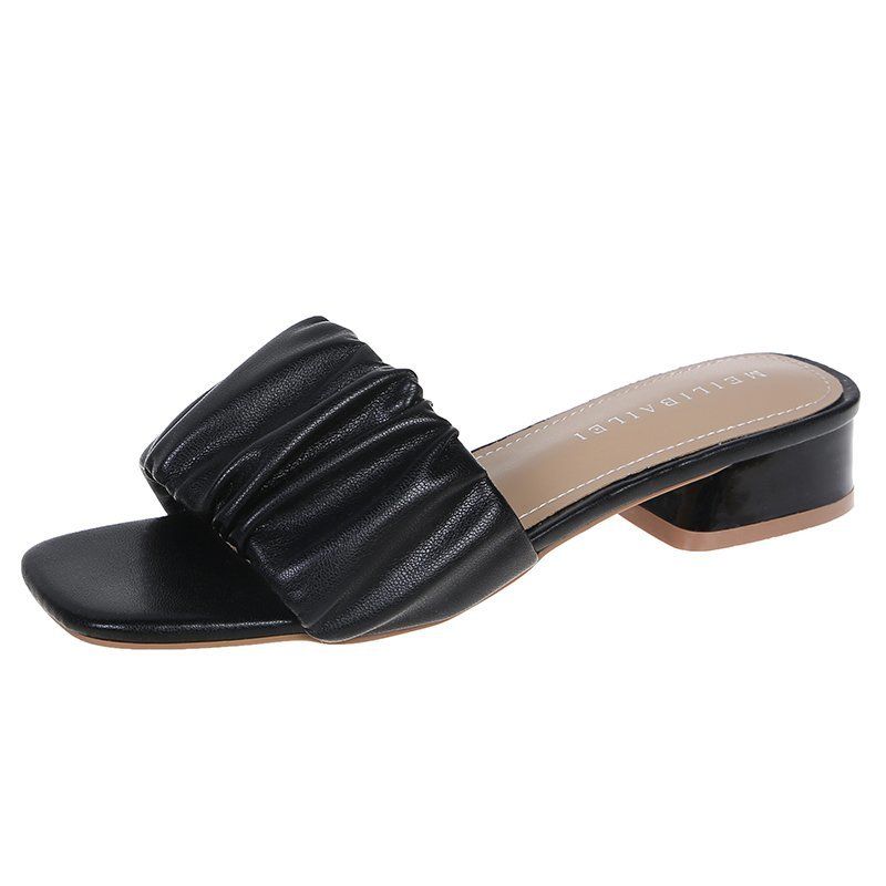 Escarpins En Cuir Souple  Talons Hauts Et Strass Pour Femme...