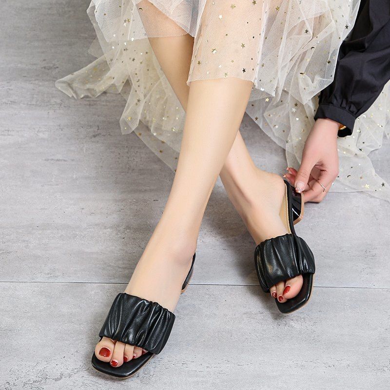 Escarpins En Cuir Souple  Talons Hauts Et Strass Pour Femme... - 5