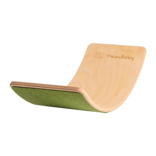 Meowbaby Planche D'équilibre Pour Enfants 80x30cm, Balance Board Avec Feutre Vert