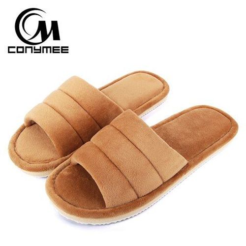Femmes Fourrure Pantoufles Chaussures D'hiver Grande Taille Maison Pantoufles En Peluche Pantufa Femmes Intérieur Chaud Moelleux Coton Chaussuresté Femelle Diapositives Fourrure Sandales Dames Chambre Pantoufles