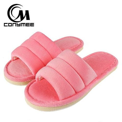 Femmes Fourrure Pantoufles Chaussures D'hiver Grande Taille Maison Pantoufles En Peluche Pantufa Femmes Intérieur Chaud Moelleux Coton Chaussuresté Femelle Diapositives Fourrure Sandales Dames Chambre Pantoufles