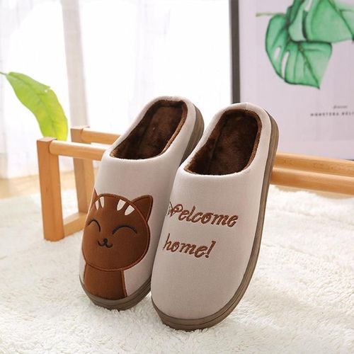 Femmes Mignon Dessin Animé Pantoufles Dames Hiver Maison Modèle Pantoufles Intérieur Maison Chaussures Femme Chaussures Plates Talonspais Nouveau