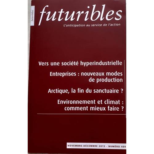 Futuribles N° 409, Novembre-Décembre 2015