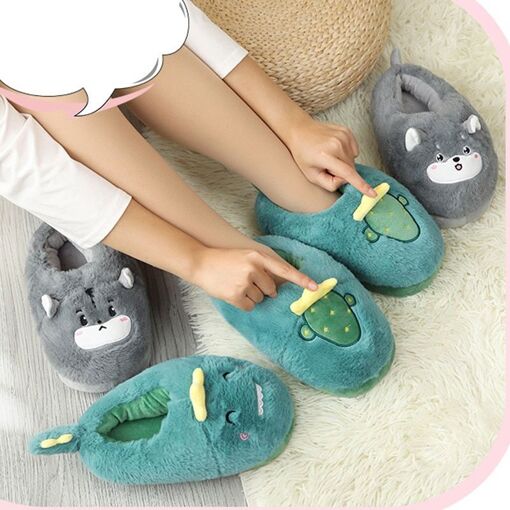 Pantoufles Peluche Forme Cochon Rose Pour Femmes – Chaudes, Antidérapantes, Intérieur/extérieur, Design Mignon Et Confortable - 8