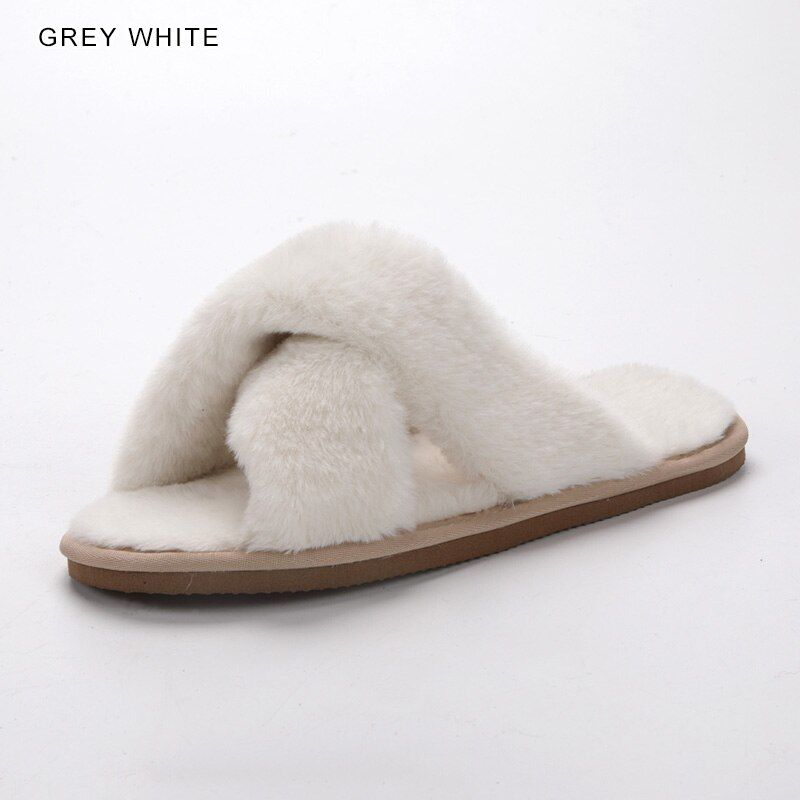 Inoe Doux En Peluche Fourrure Femmes Mode Confortable Hiver ...