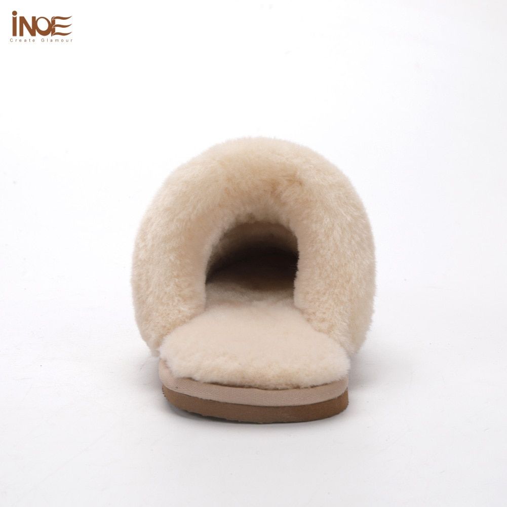 Inoe Vache Daim Cuir Peluche Fourrure Doubl Femmes Dcontra... - 5