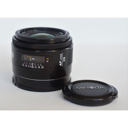 Objectif MINOLTA AF 28mm 1:2.8 pour SONY A