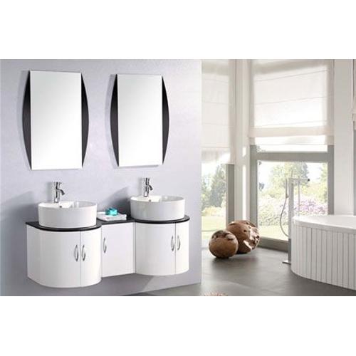 Meuble Salle De Bain Double Vasque, 120 Cm Tiger