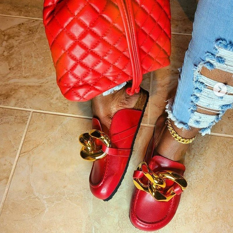 Mules  Bout Ferm Pour Femmes, Nouveau Design De Marque De ... - 4