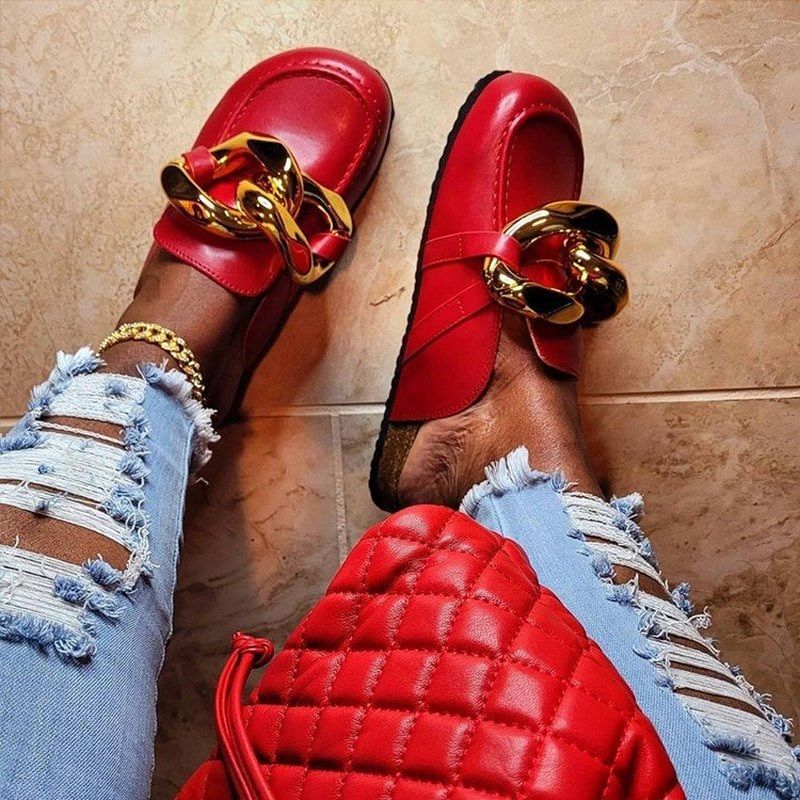 Mules  Bout Ferm Pour Femmes, Nouveau Design De Marque De ... - 5