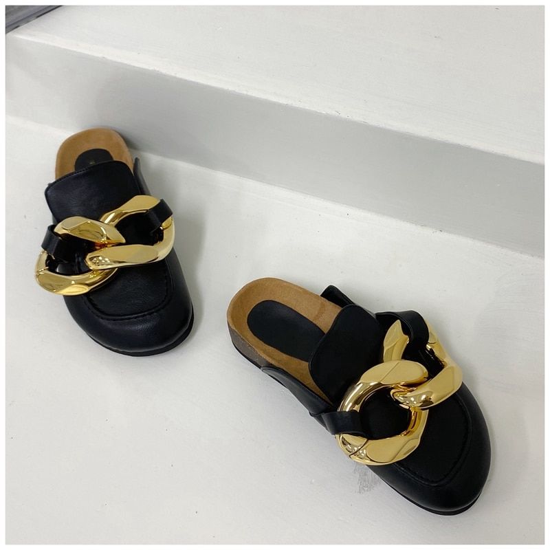 Mules  Bout Ferm Pour Femmes, Nouveau Design De Marque De ...