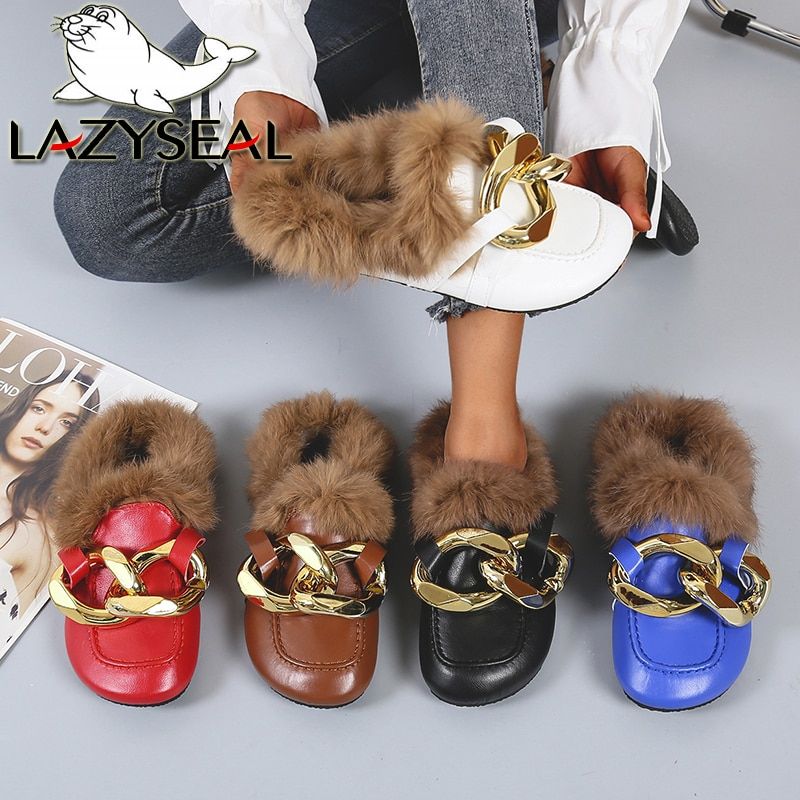 Mules  Chane En Mtal Et Fourrure Vritable Pour Femme, Mo... - 2