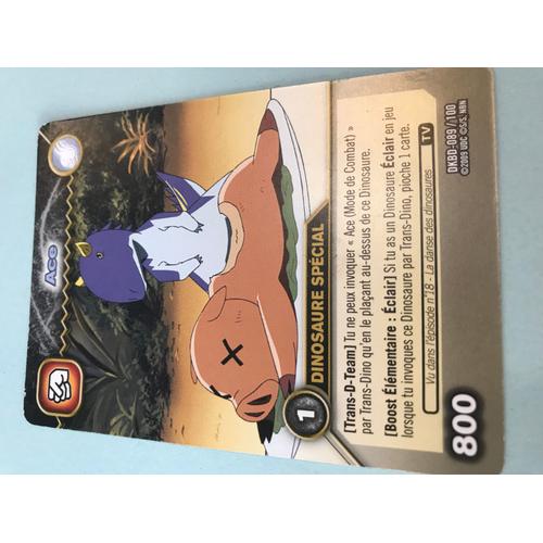 Carte Dinosaur King Ace - Dinosaure Spécial - 800