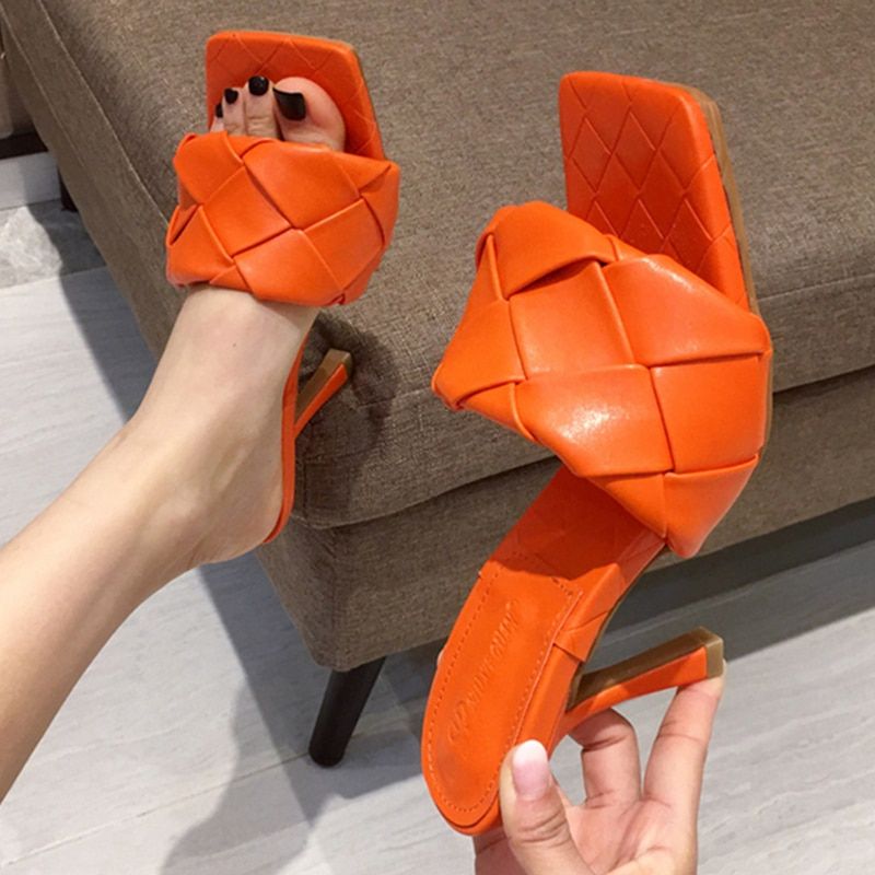 Mules  Talons Hauts 9cm Pour Femmes, Sandales D't De Luxe... - 2