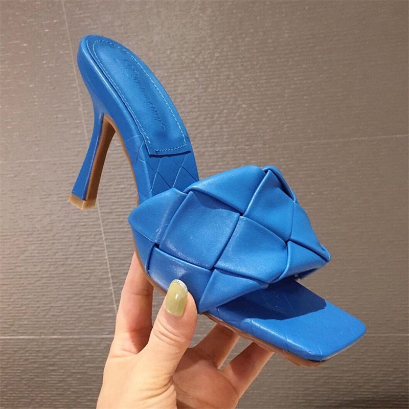 Mules  Talons Hauts 9cm Pour Femmes, Sandales D't De Luxe... - 3